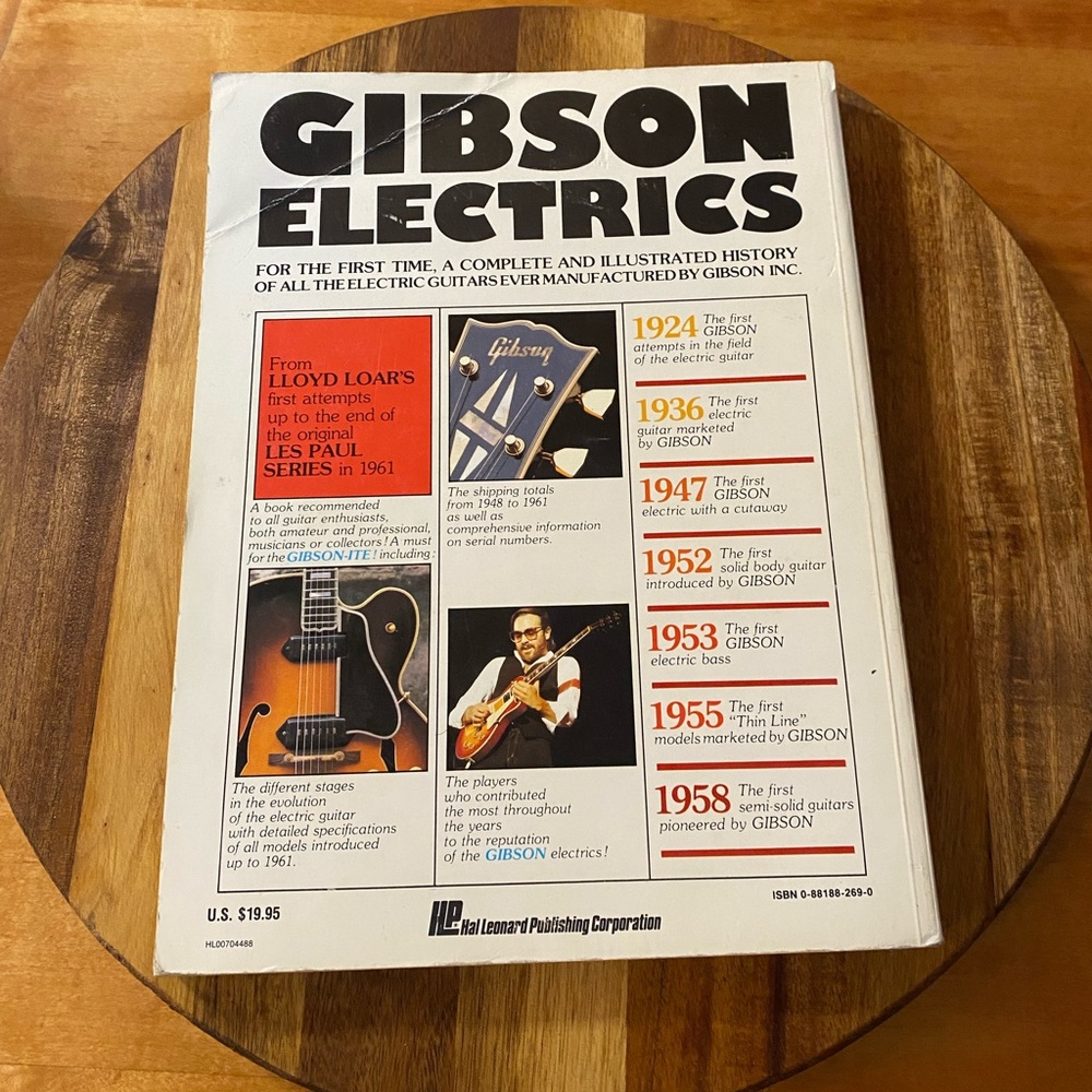 Vintage 1983 GIBSON ELECTRICS Guitar Book Vol 1 - Unique Factory Misprint - Picture 2 of 16